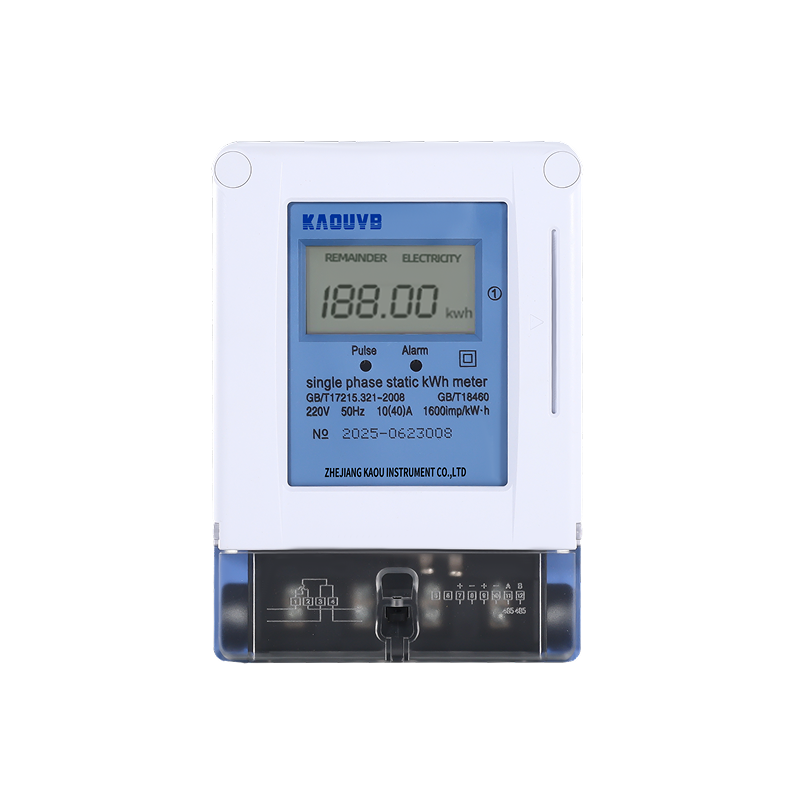 Single Phase Static KWh Meter